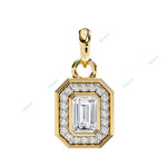 Load image into Gallery viewer, Emerald Halo Pendant PE1258

