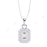 Load image into Gallery viewer, Emerald Halo Pendant PE1258
