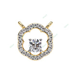 Load image into Gallery viewer, Round Halo Pendant PE1260
