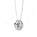 Load image into Gallery viewer, Round Halo Pendant PE1263
