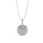 Load image into Gallery viewer, Round Halo Pendant PE1264
