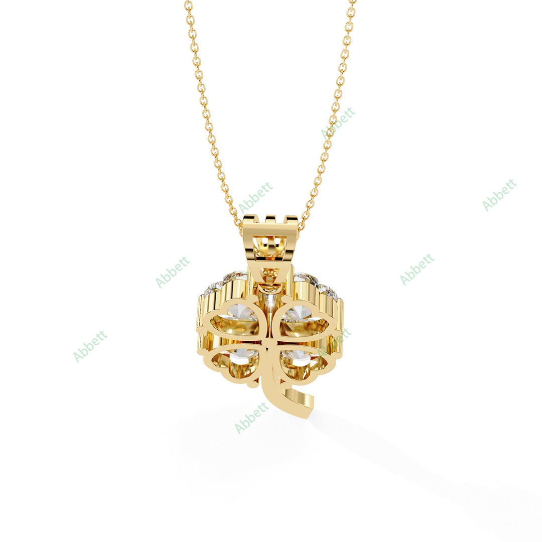 Round Clover Pendant PE1266