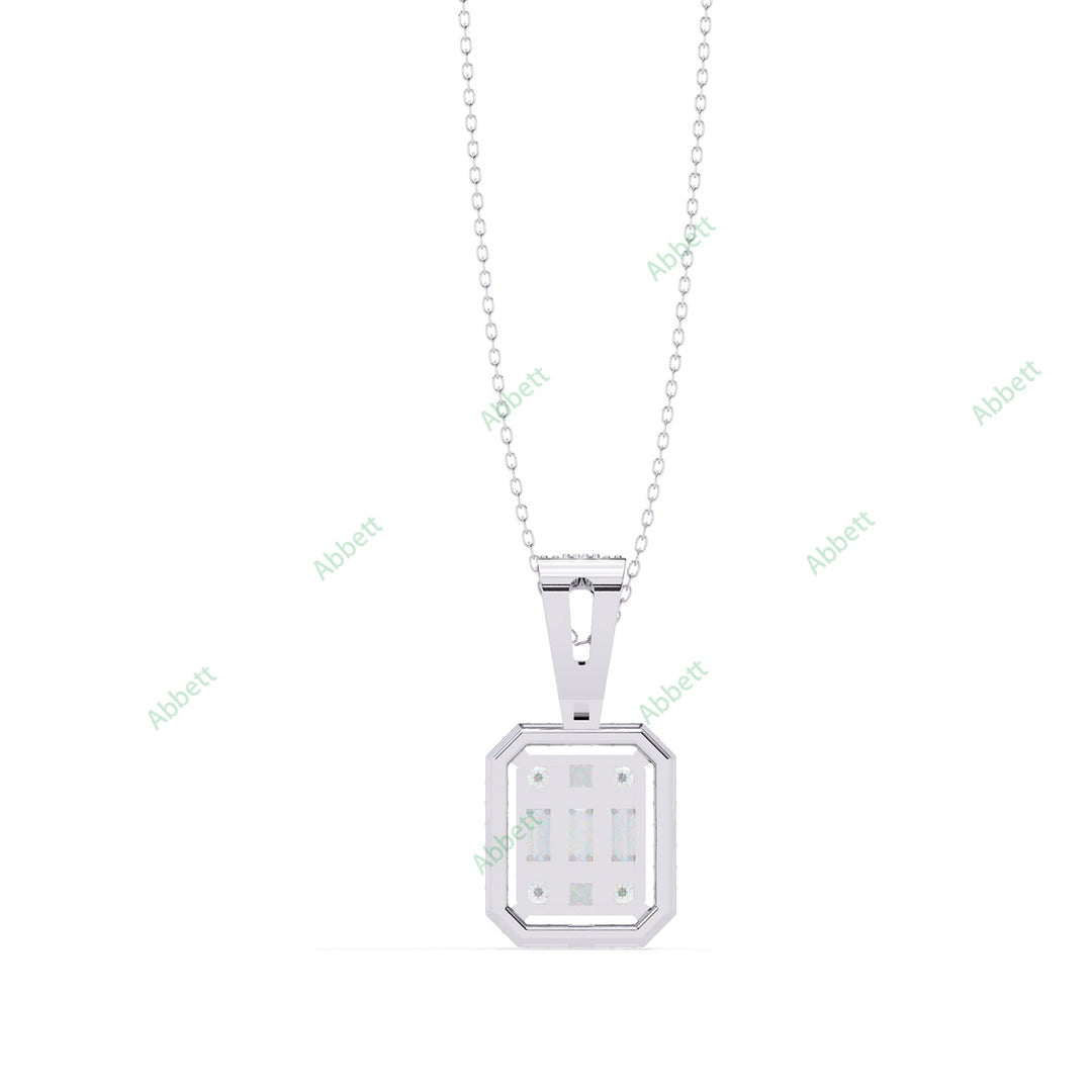 Round Halo Pendant PE1267