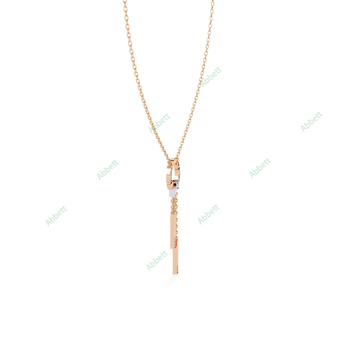 Round Lariat Pendant PE1268