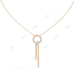 Load image into Gallery viewer, Round Lariat Pendant PE1268

