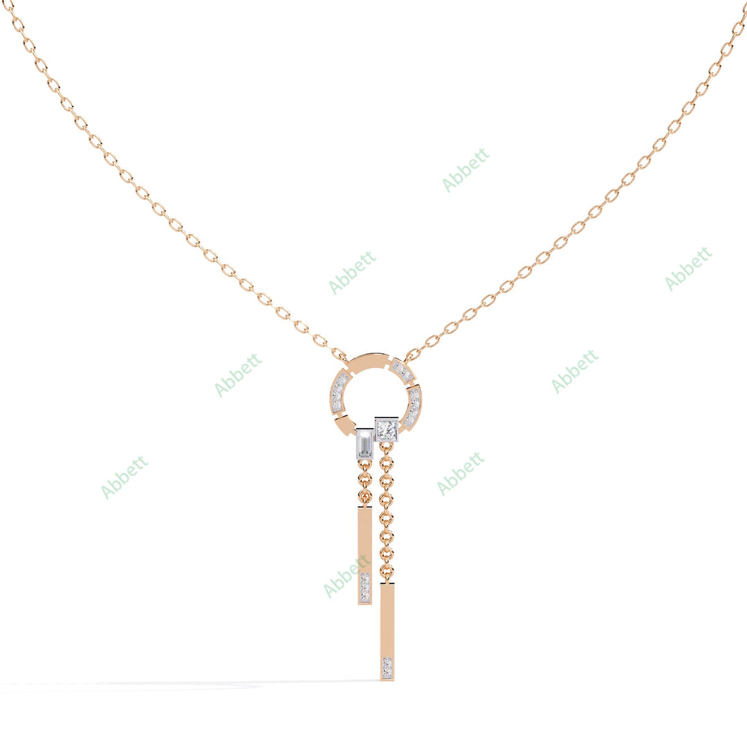 Round Lariat Pendant PE1268