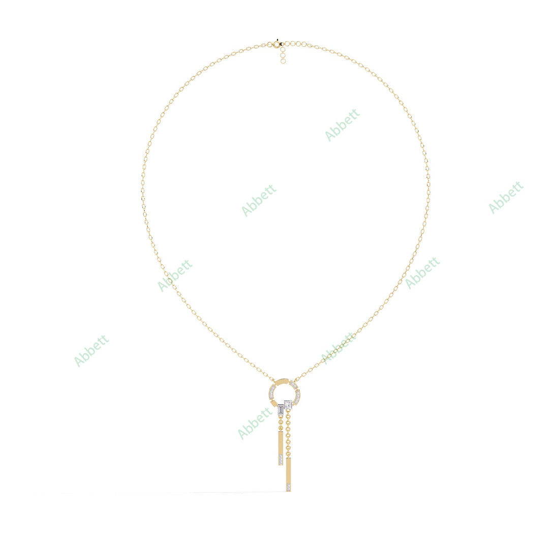 Round Lariat Pendant PE1268