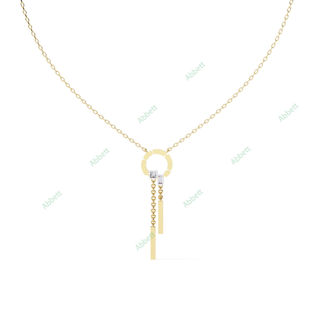 Round Lariat Pendant PE1268