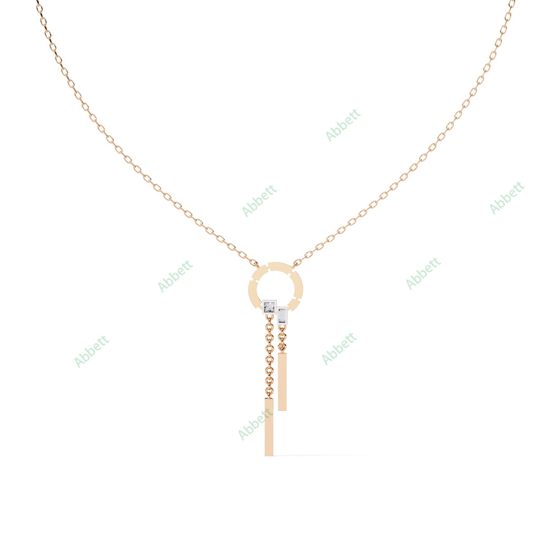 Round Lariat Pendant PE1268
