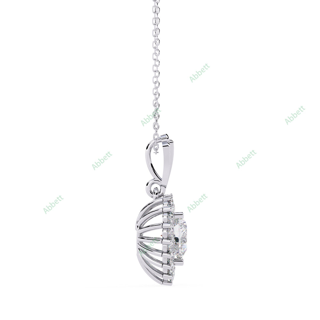 Heart Halo Pendant PE1270