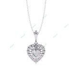 Load image into Gallery viewer, Heart Halo Pendant PE1270
