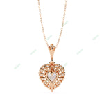 Load image into Gallery viewer, Heart Halo Pendant PE1270
