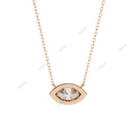 Load image into Gallery viewer, Bezel Marquise Solitaire Pendant PE1592
