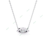 Load image into Gallery viewer, Bezel Marquise Solitaire Pendant PE1592
