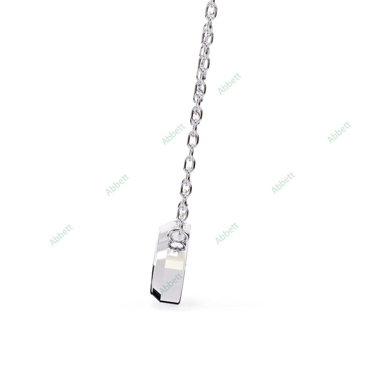 Bezel, East West Solitaire Pendant PE1592