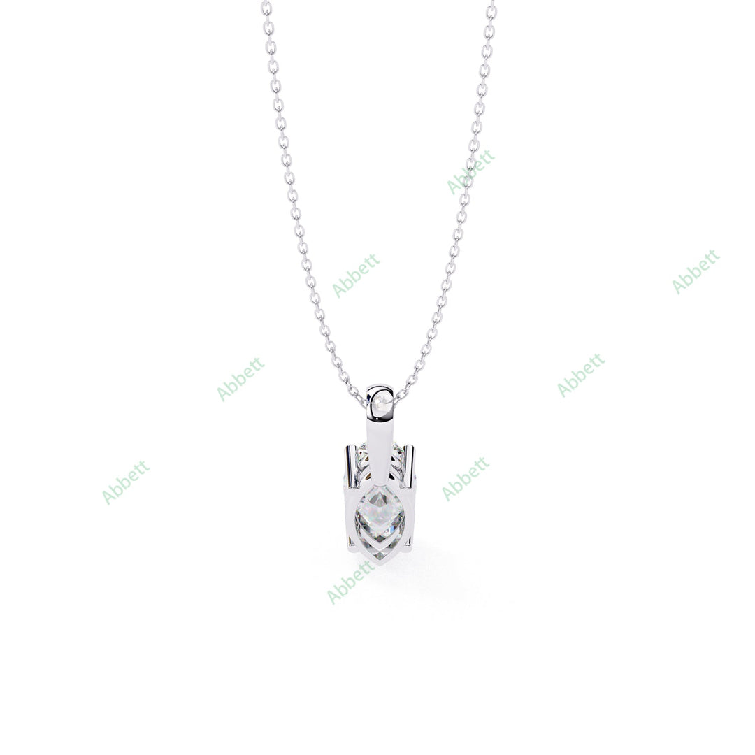 Marquise Solitaire Pendant PE1593