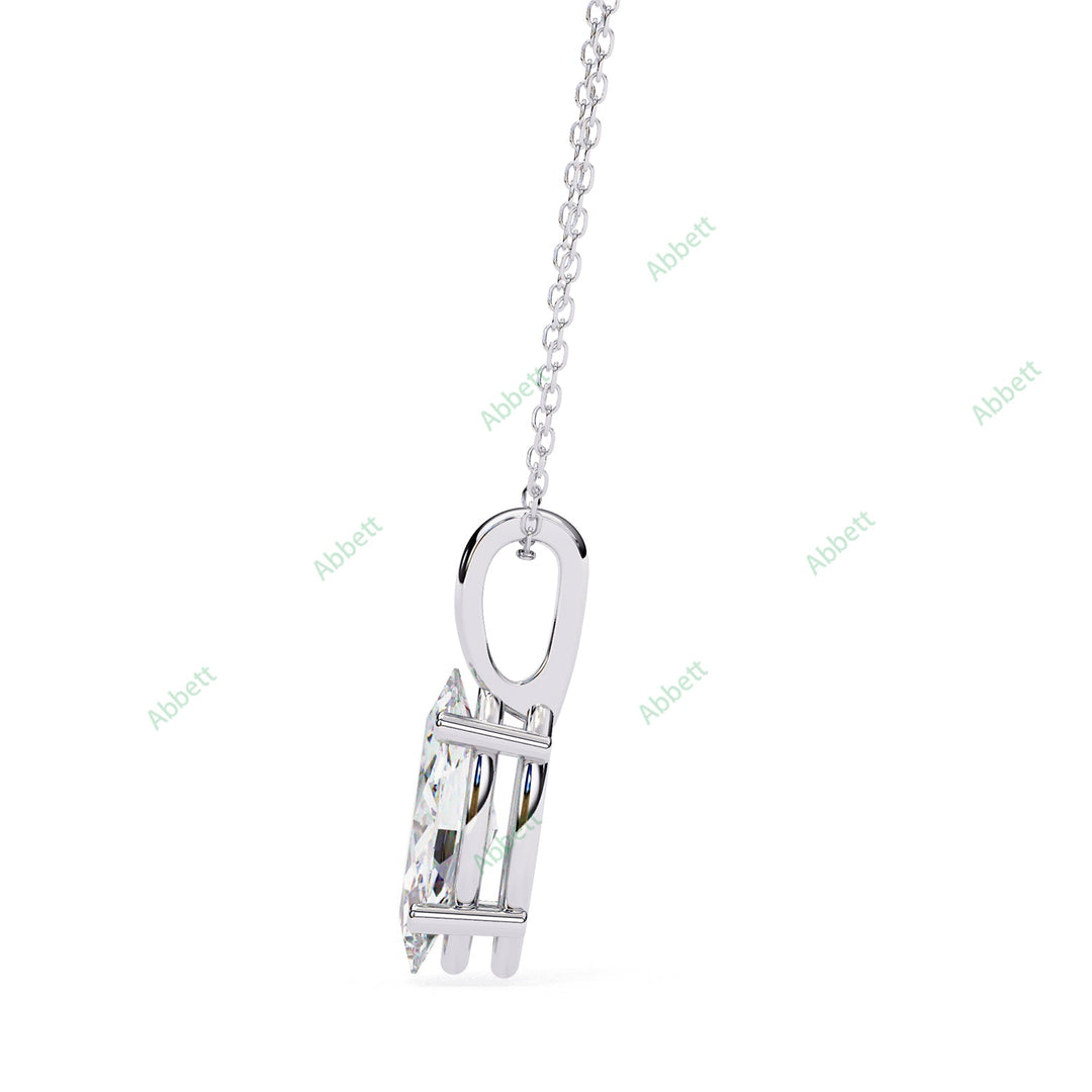 Marquise Solitaire Pendant PE1593