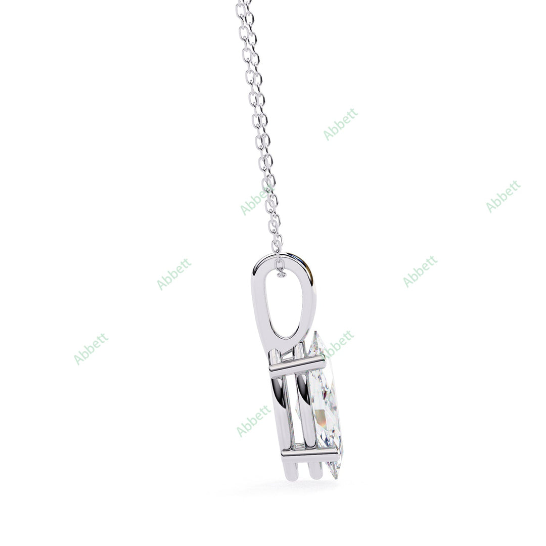 Marquise Solitaire Pendant PE1593