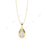 Load image into Gallery viewer, Pear Solitaire Pendant PE1594
