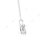 Load image into Gallery viewer, Pear Solitaire Pendant PE1594

