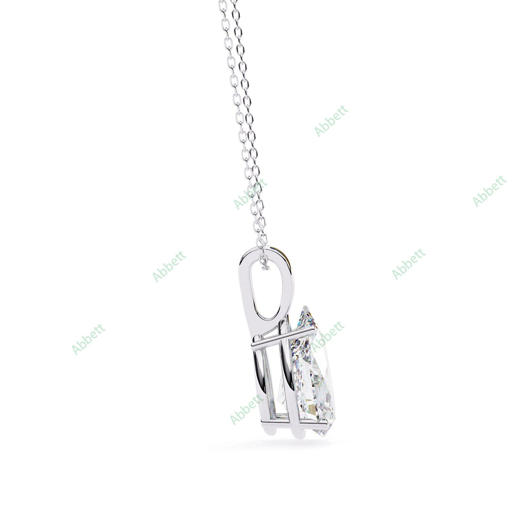 Pear Solitaire Pendant PE1594