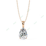 Load image into Gallery viewer, Pear Solitaire Pendant PE1594
