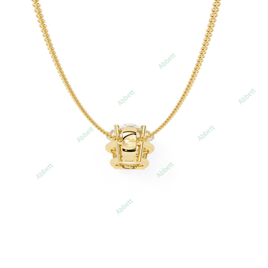 Pear Solitaire Pendant PE1594