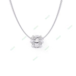 Load image into Gallery viewer, Pear Solitaire Pendant PE1594
