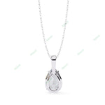 Load image into Gallery viewer, Pear Solitaire Pendant PE1594
