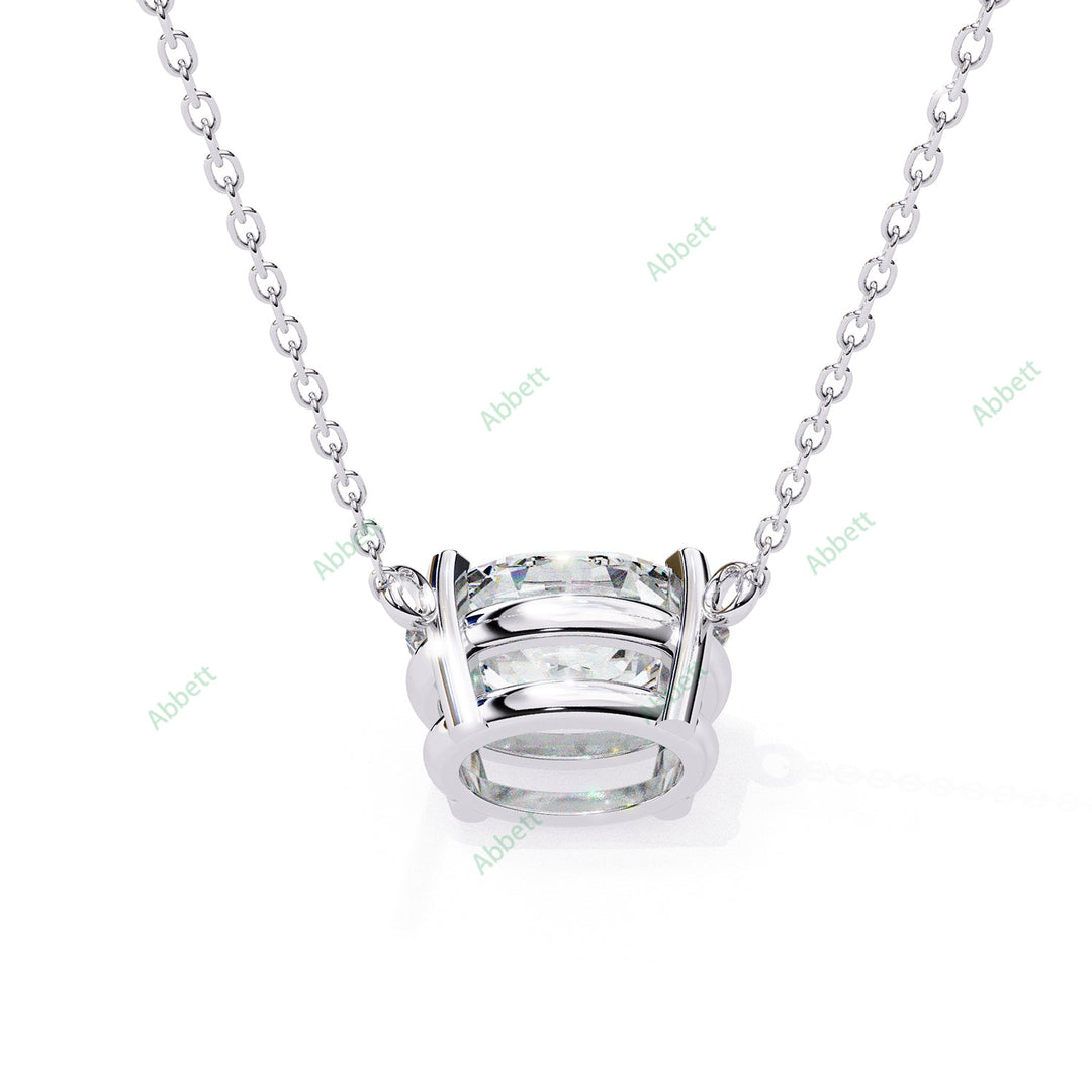 East West Solitaire Pendant PE1596
