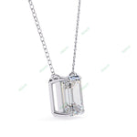 Load image into Gallery viewer, Emerald Solitaire Pendant PE1597
