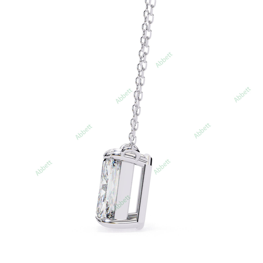 Emerald Solitaire Pendant PE1597