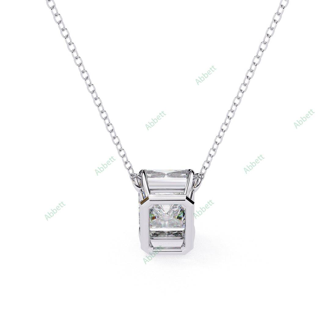 Emerald Solitaire Pendant PE1597