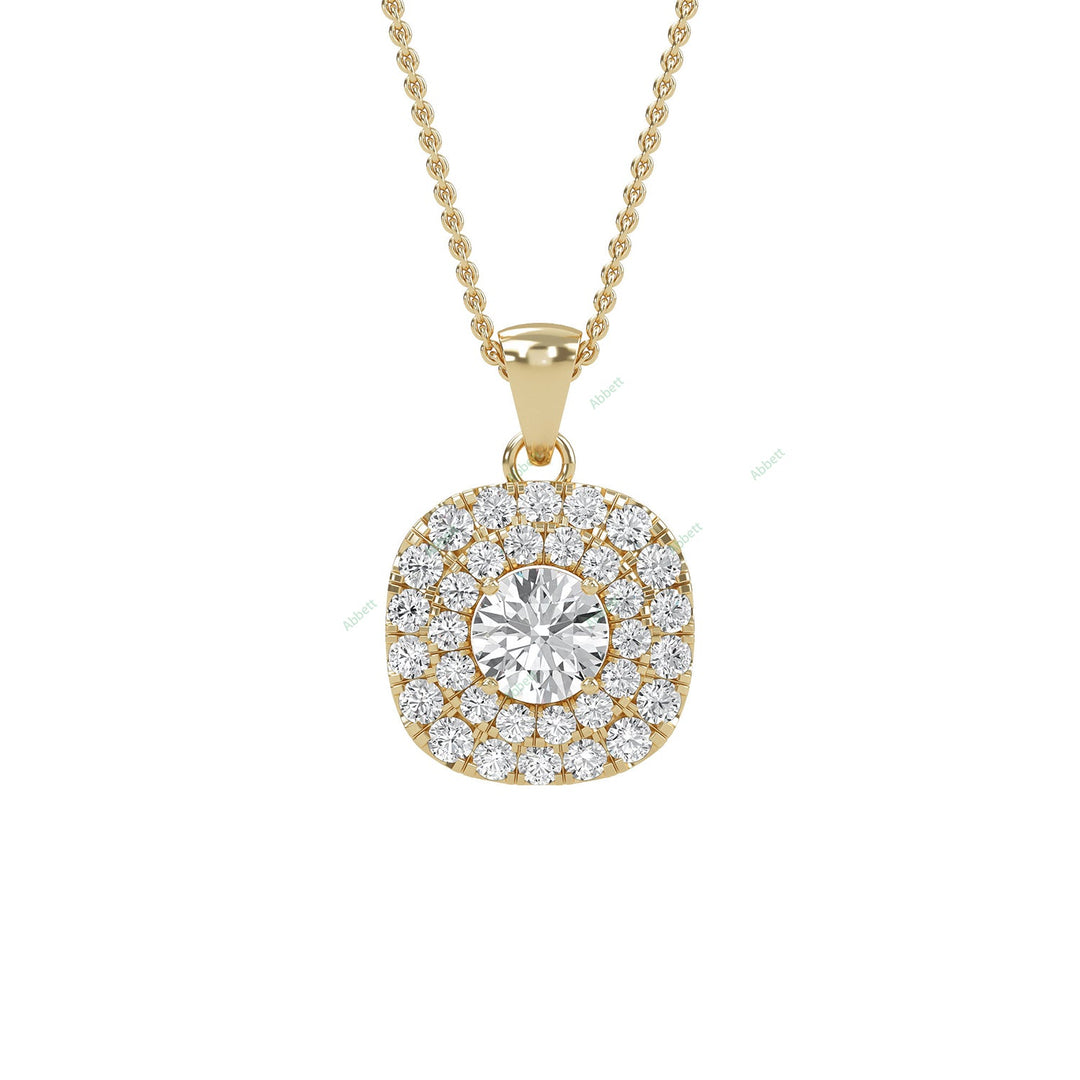 Double Halo Pendant PEDO007