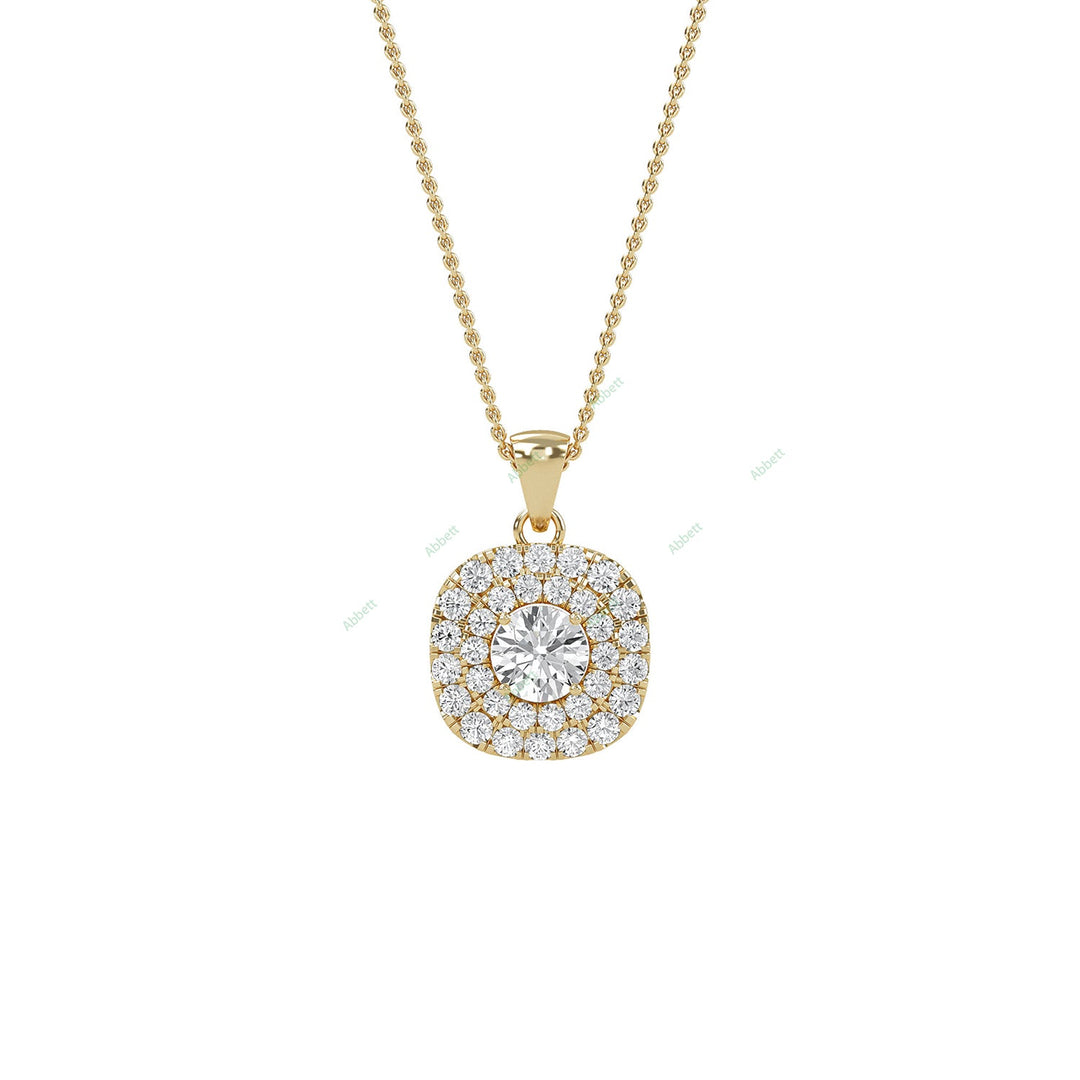 Double Halo Pendant PEDO007