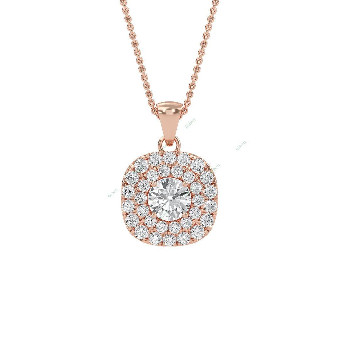 Double Halo Pendant PEDO007