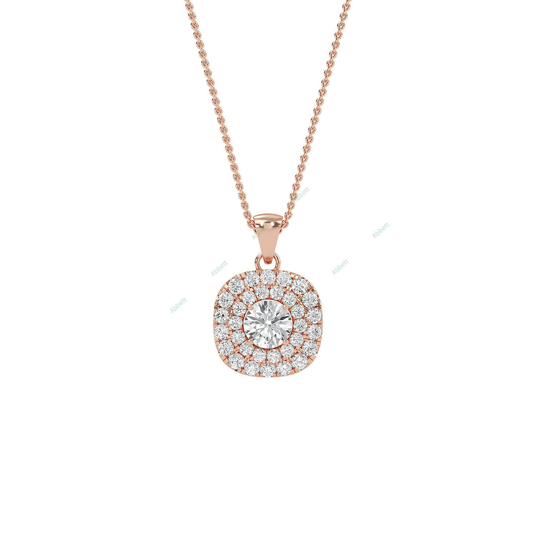 Double Halo Pendant PEDO007