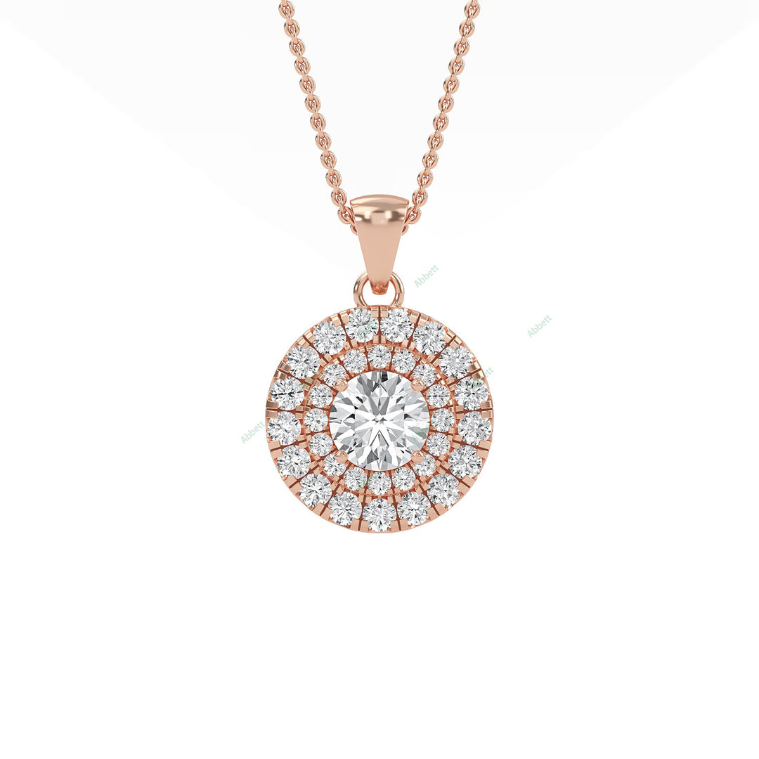 Double Halo Pendant PEDO008