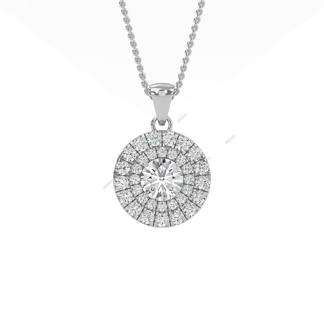 Double Halo Pendant PEDO008