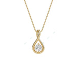 Load image into Gallery viewer, Twisted Drop Pendant PEDR005
