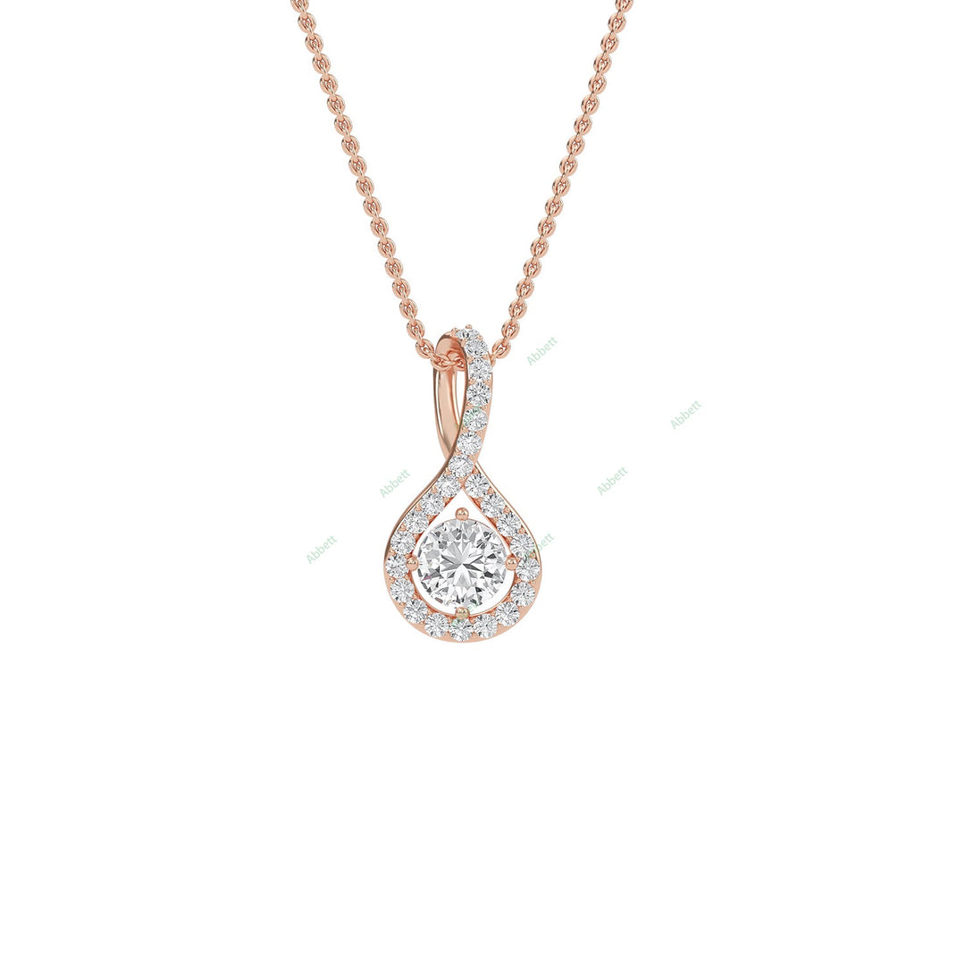 Twisted Halo Pendant PEHA022