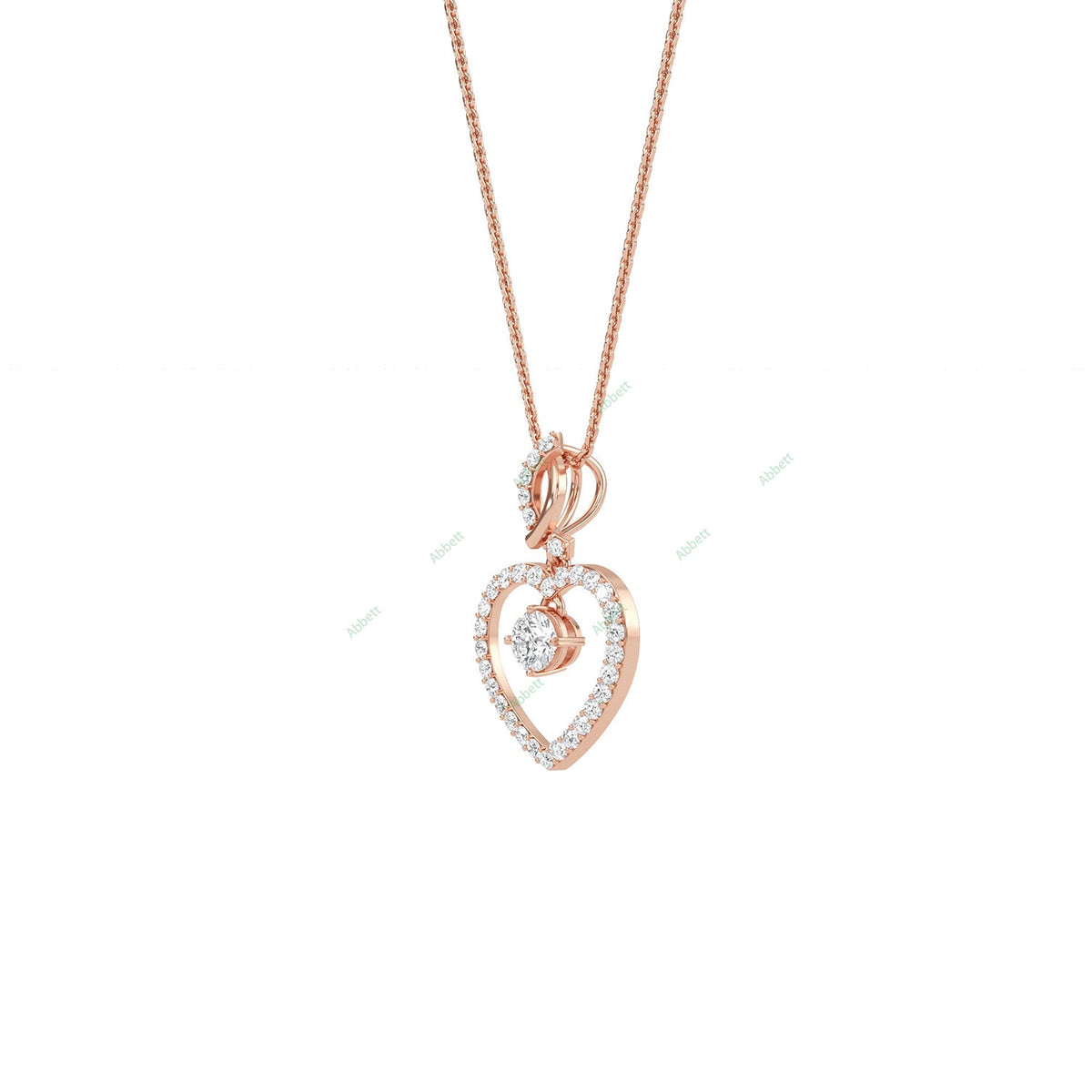 Fashion Heart Pendant PEHE020