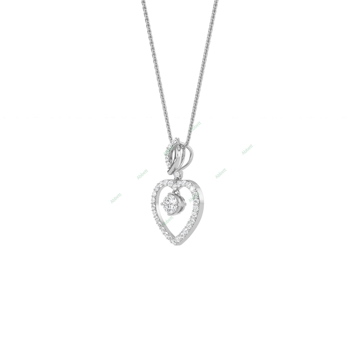 Fashion Heart Pendant PEHE020