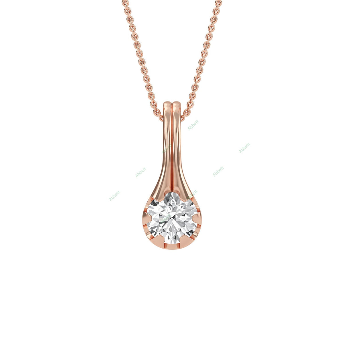 Fashion Solitaire Pendant PESO003