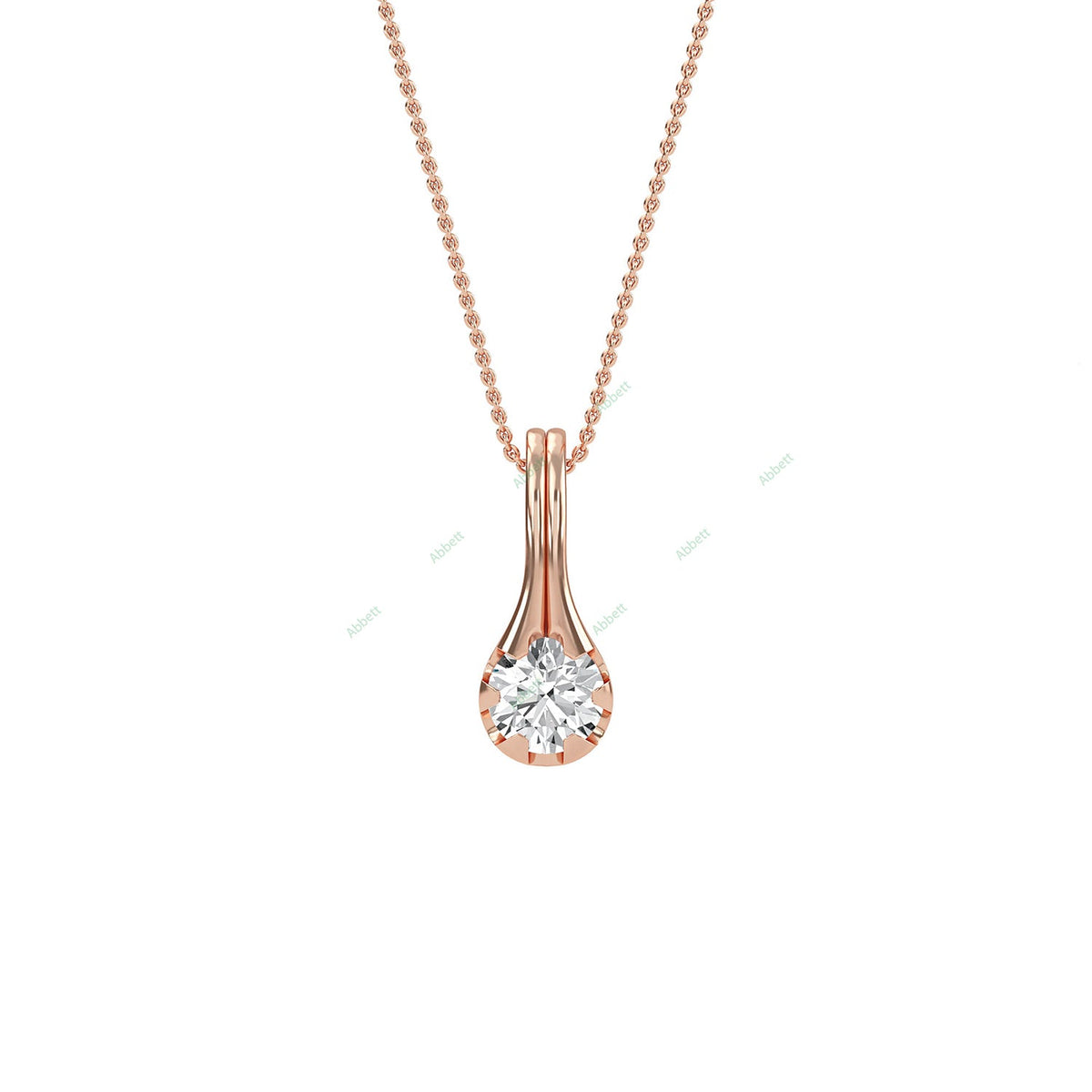 Fashion Solitaire Pendant PESO003
