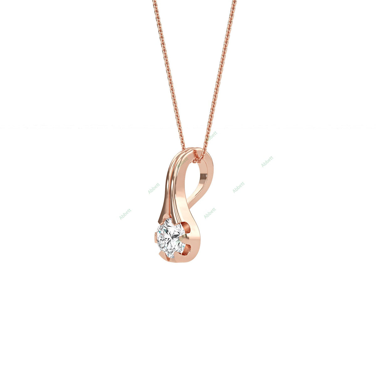 Fashion Solitaire Pendant PESO003