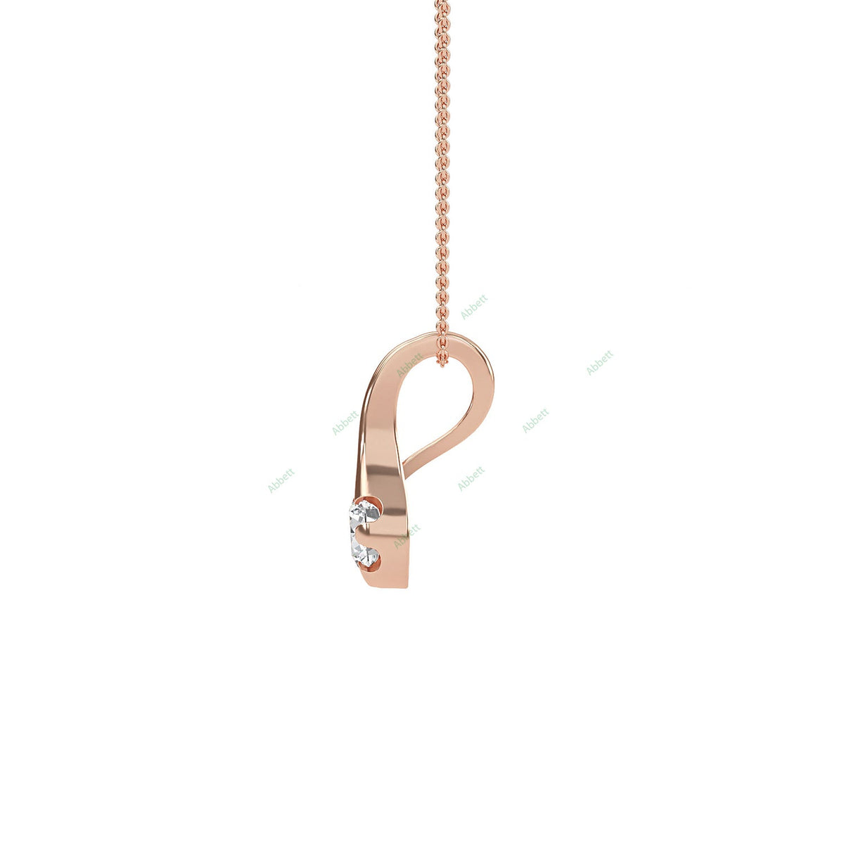 Fashion Solitaire Pendant PESO003