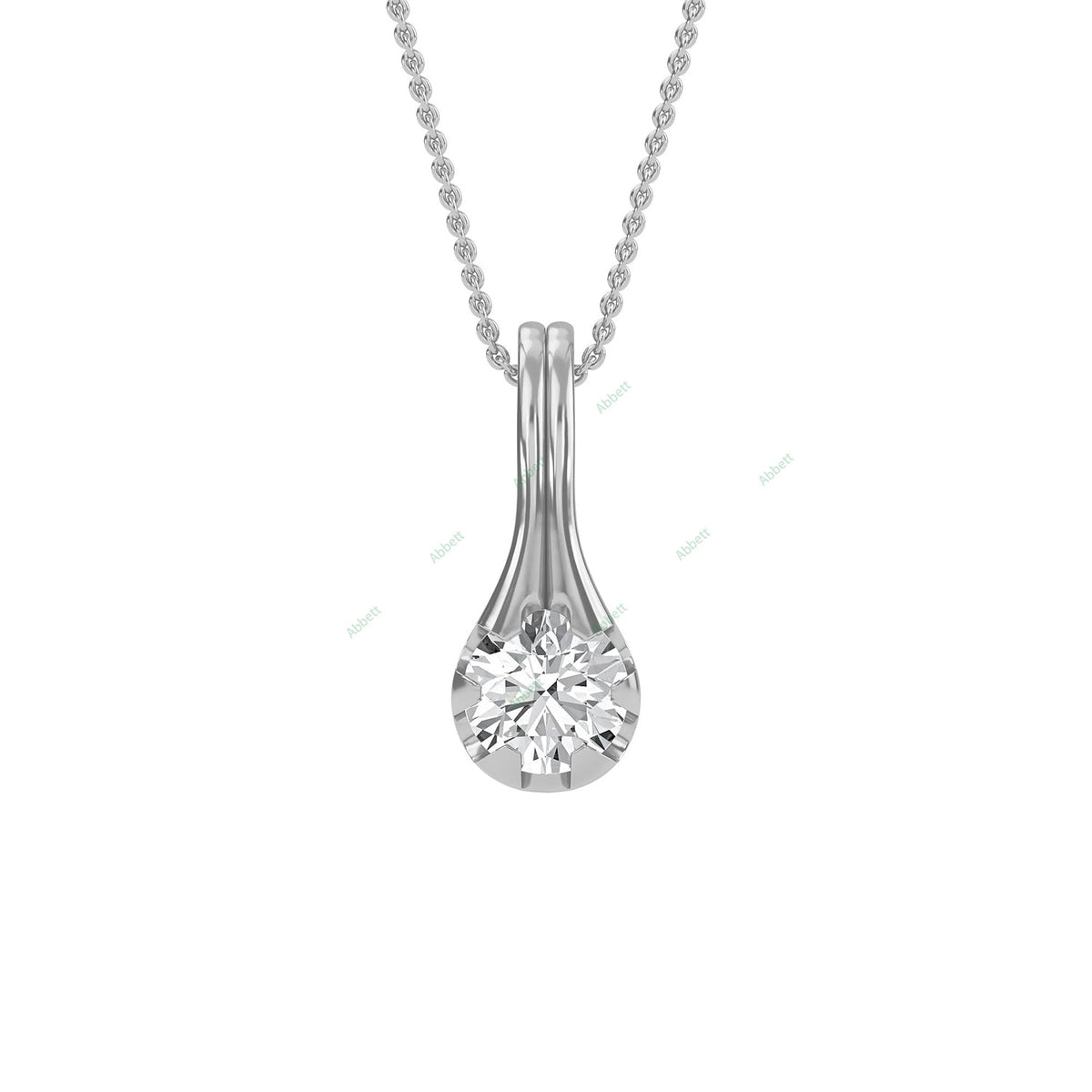 Fashion Solitaire Pendant PESO003