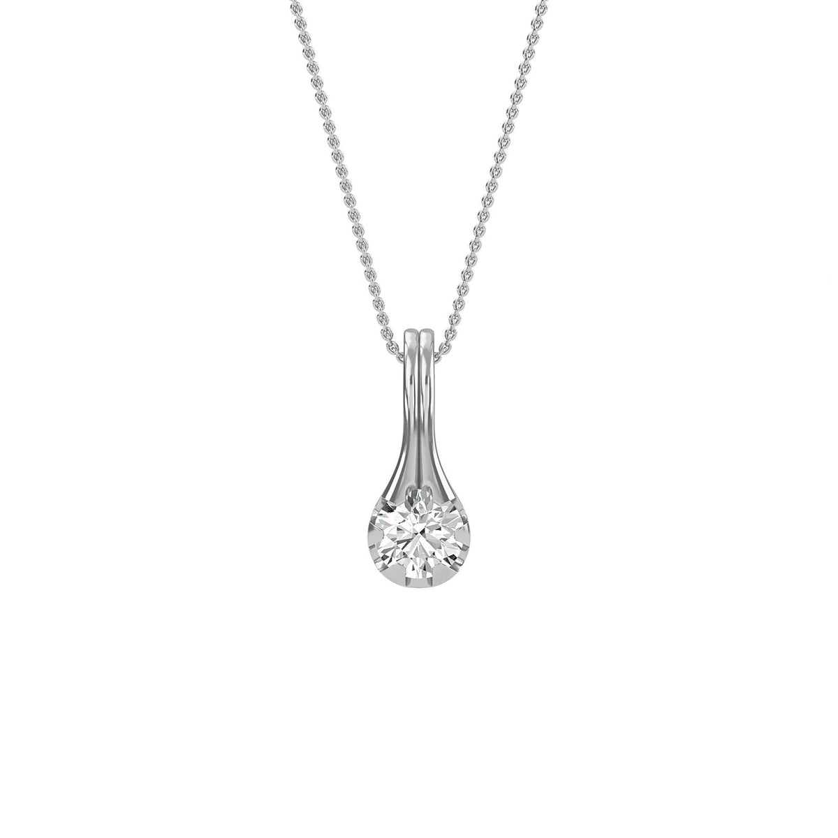Fashion Solitaire Pendant PESO003