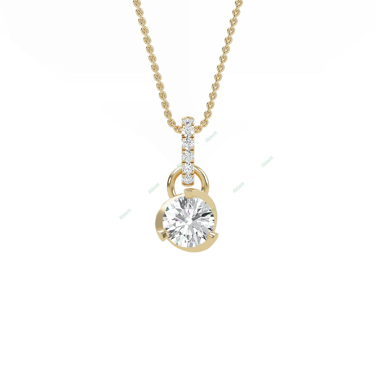 Fashion Solitaire Pendant PESO015